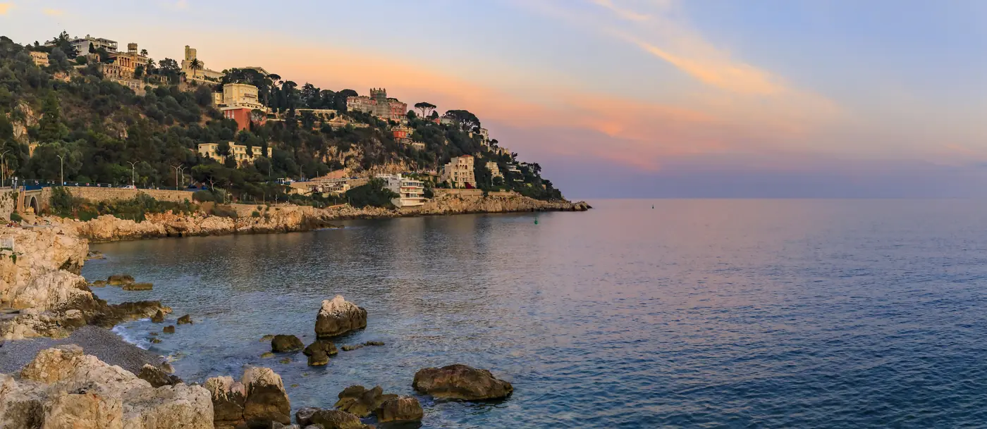 Nice and the French Riviera from the sea