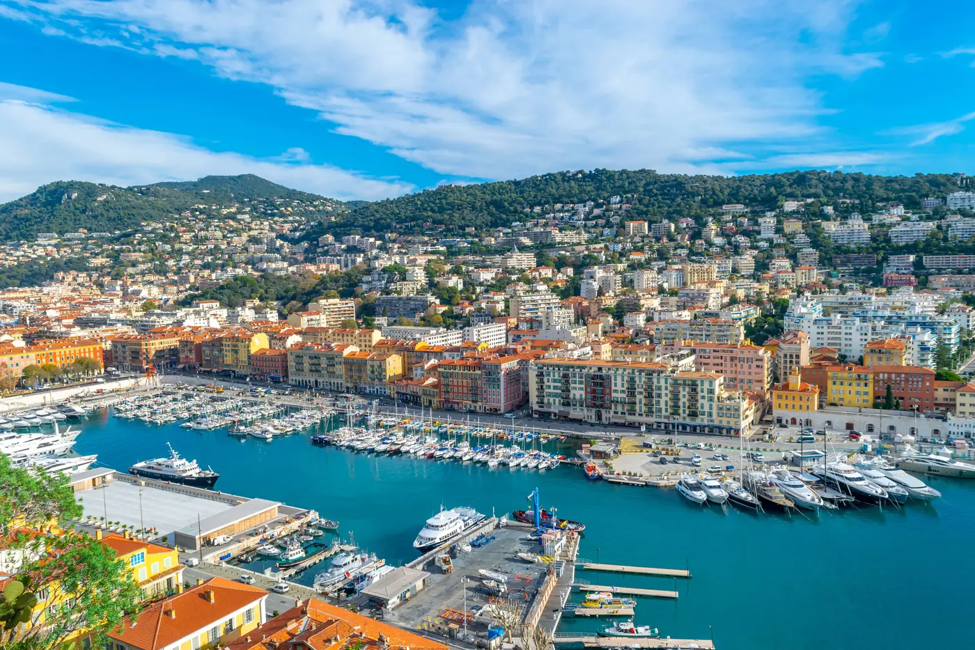 Port Lympia from Castle Hill