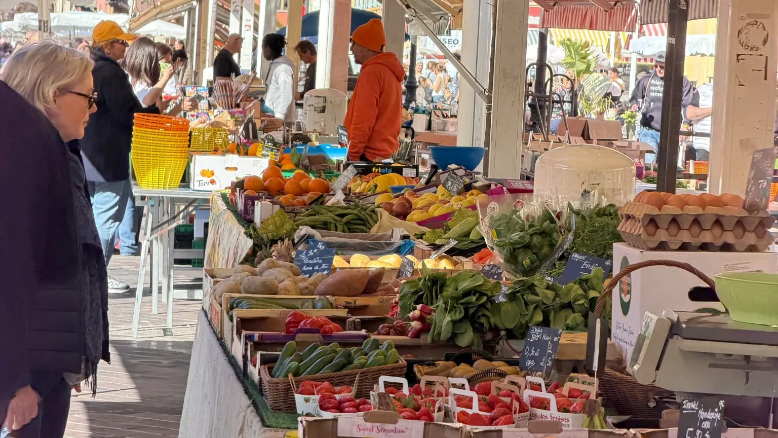 Cours Saleya market in Nice