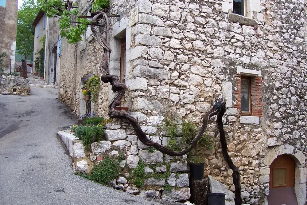 A stone lane in Saint-Paul-de-Vence